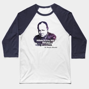 Winston Churchill Baseball T-Shirt